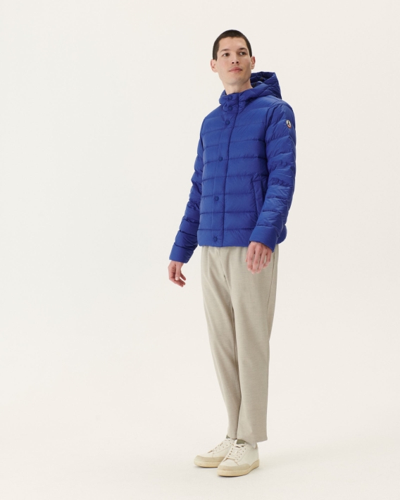 Jott Doudoune Jorge Denim Foncé à Capuche