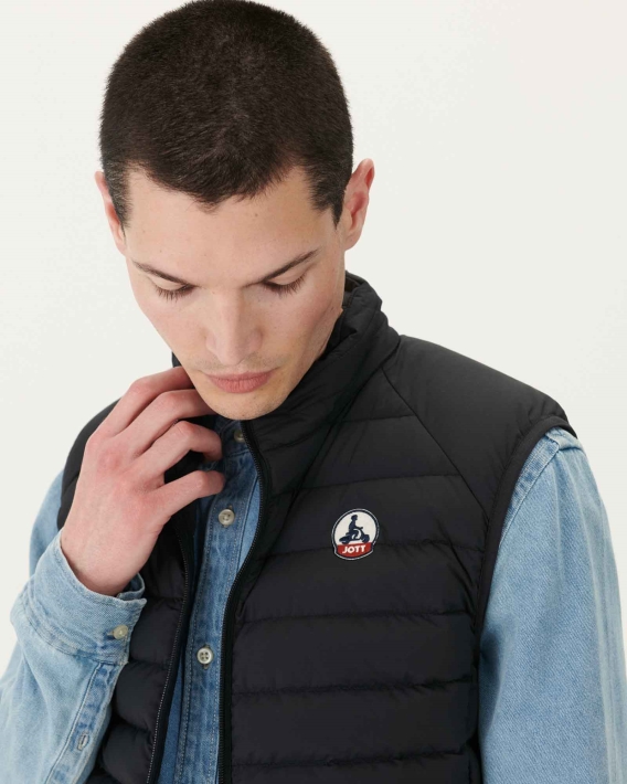 Jott Doudoune Sans Manches Stretch Arafo Noir