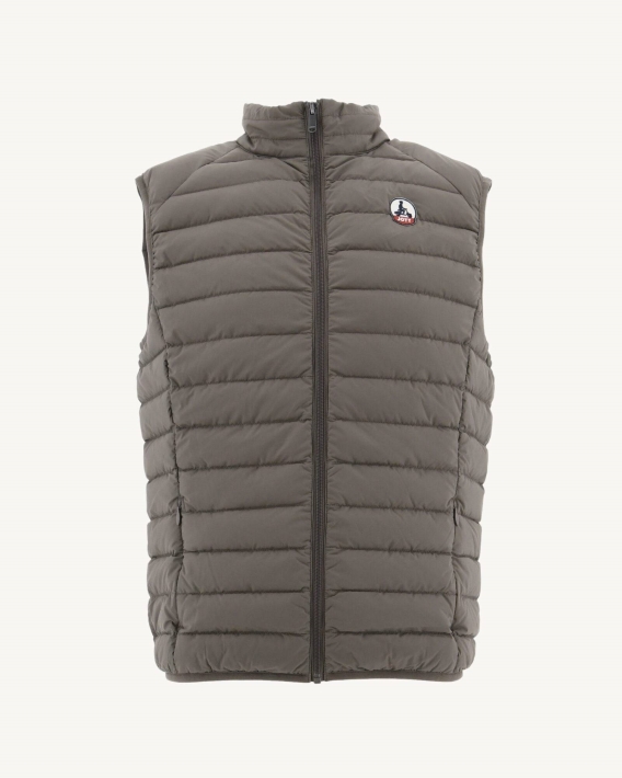 Doudoune Sans Manches Stretch Jott Taupe Arafo