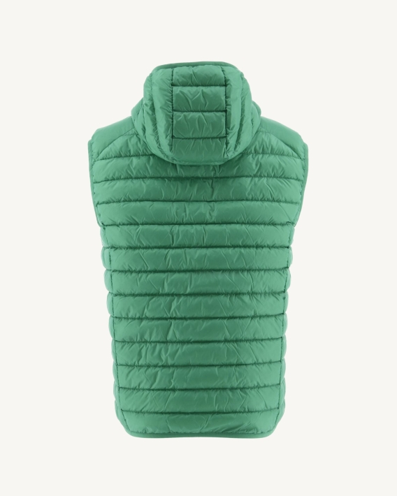 Jott Doudoune Sans Manches à Capuche Vert Coquelicot Pat