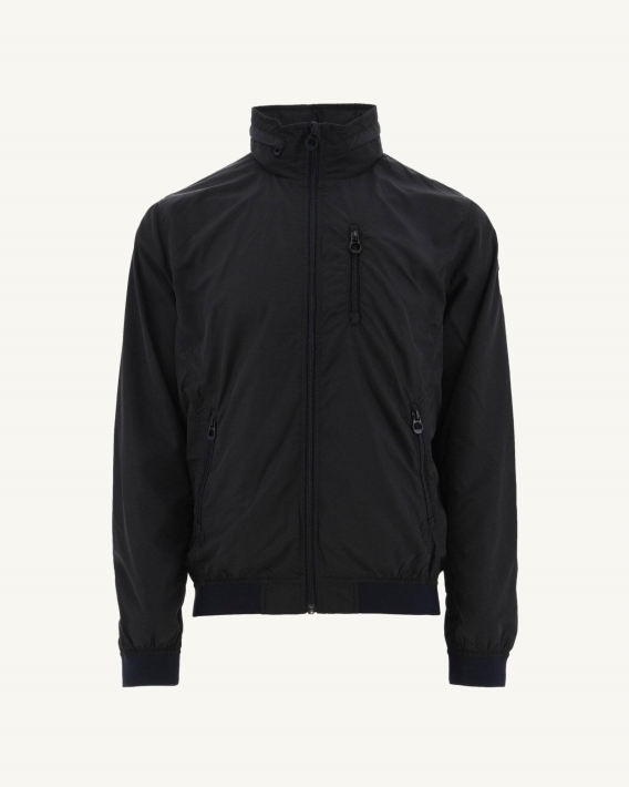Veste Oregon Noire à Capuche Rabattable Jott