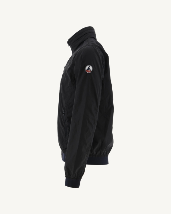 Veste Oregon Noire à Capuche Rabattable Jott