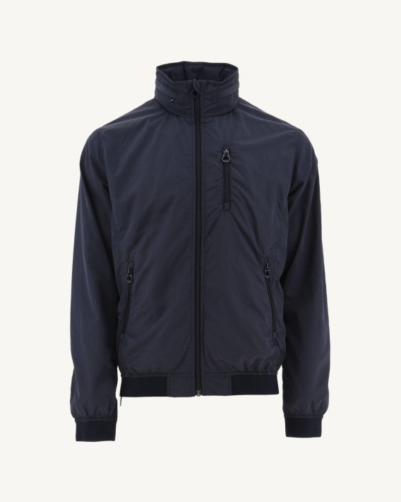 Veste Oregon Bleu Marine à Capuche Rabattable Jott