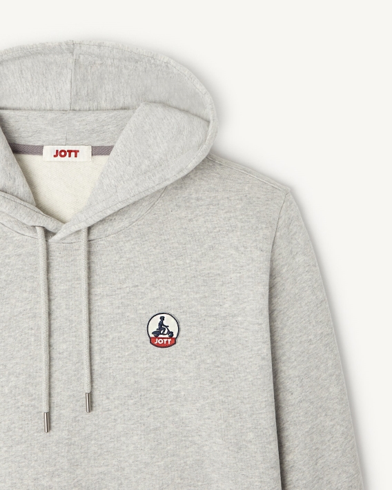 Sweat à Capuche Gris Chine Mataro Jott