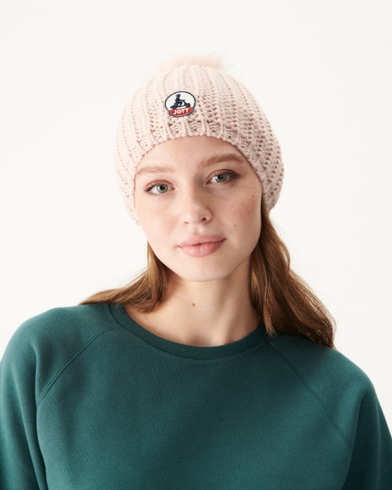 Bonnet Rose Pâle Jott Montréal