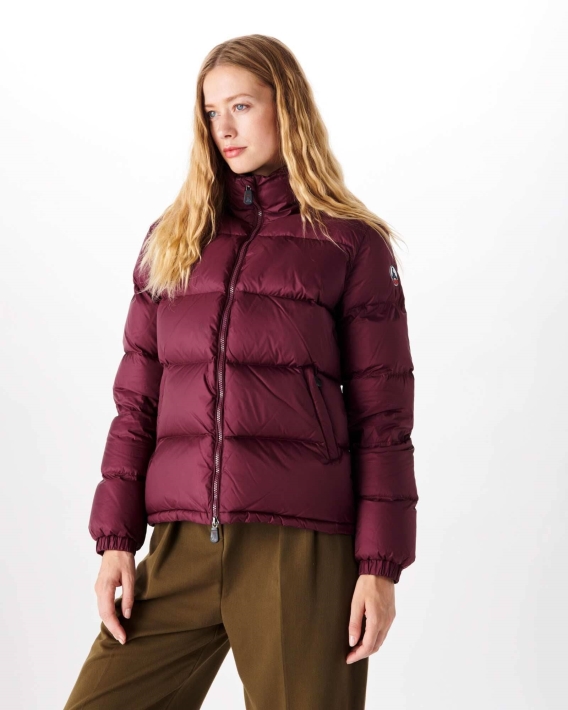 Doudoune Matelassée Jott Grand Froid Aubergine Cardiff