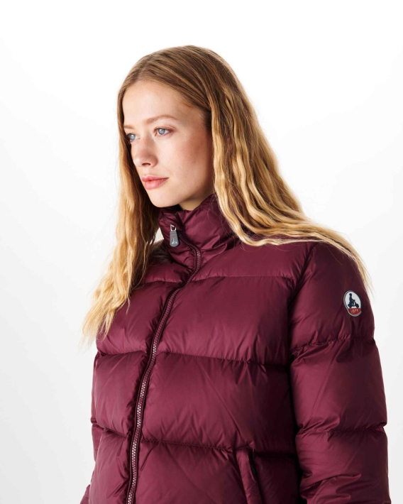 Doudoune Matelassée Jott Grand Froid Aubergine Cardiff
