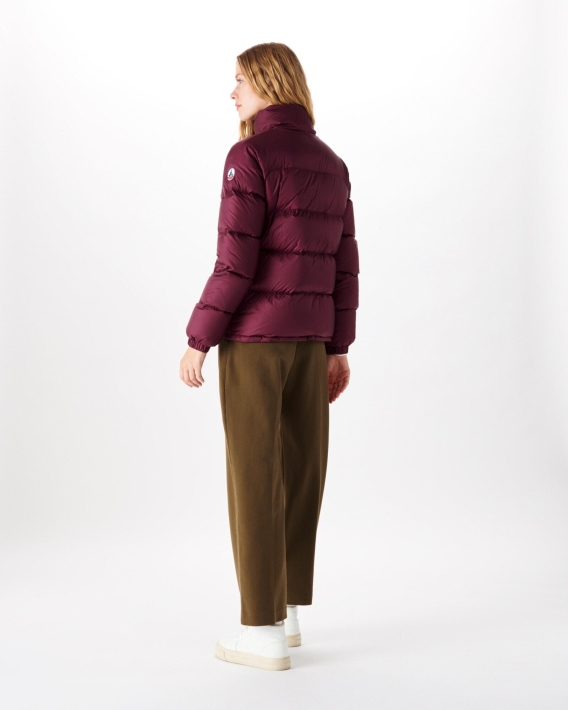 Doudoune Matelassée Jott Grand Froid Aubergine Cardiff