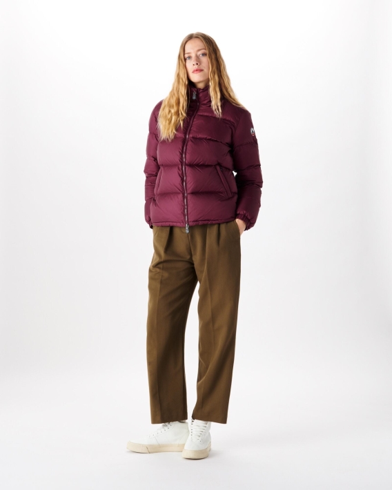 Doudoune Matelassée Jott Grand Froid Aubergine Cardiff