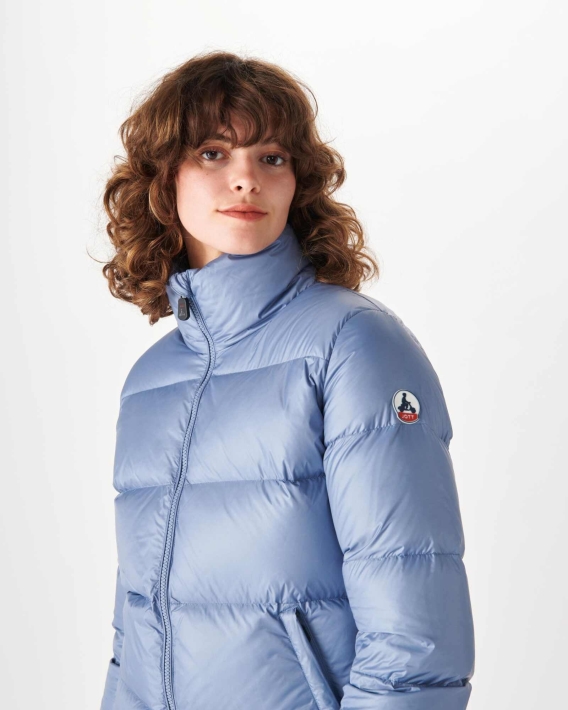 Doudoune Matelassée Grand Froid Bleu Delave Cardiff Jott