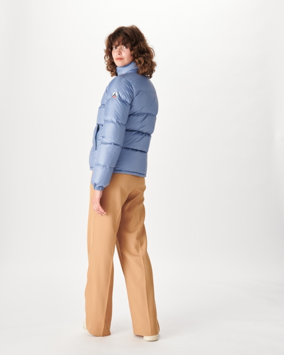 Doudoune Matelassée Grand Froid Bleu Delave Cardiff Jott