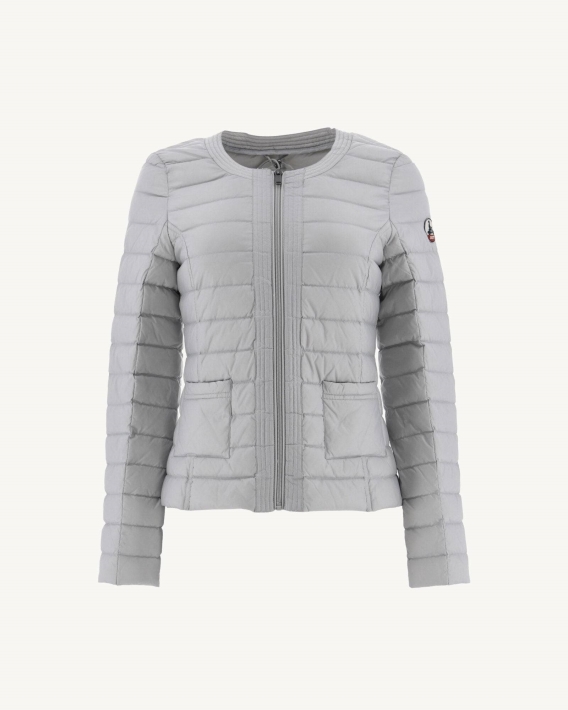 Jott Doudoune Légère Gris Doux Douda