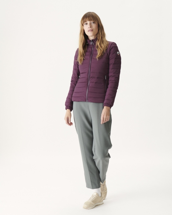 Doudoune Légère Aubergine Jade Jott