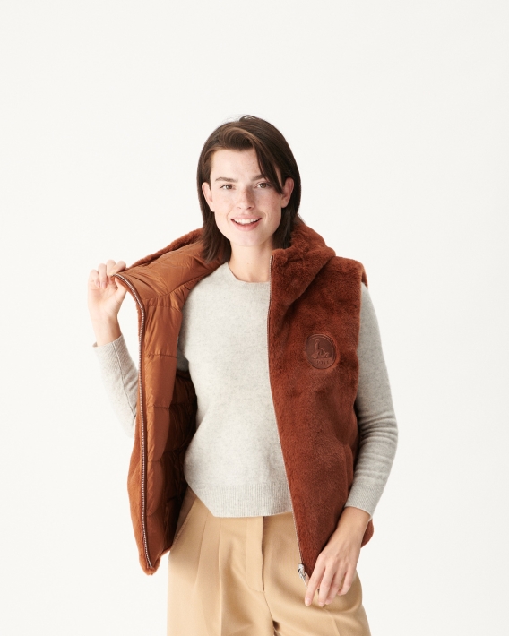 Doudoune Réversible Grand Froid Jott Caramel Daria