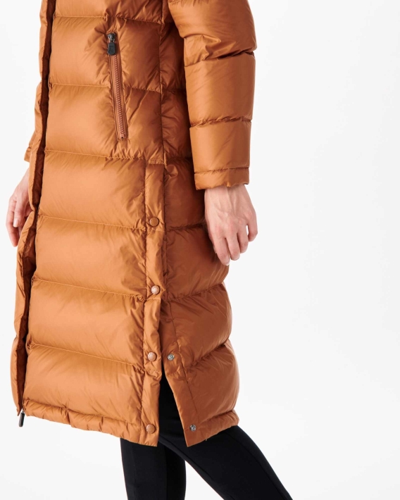 Doudoune Longue Capuche Grand Froid Jott Caramel Karachi