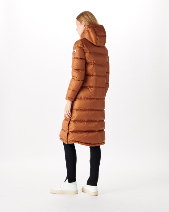 Doudoune Longue Capuche Grand Froid Jott Caramel Karachi
