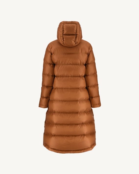 Doudoune Longue Capuche Grand Froid Jott Caramel Karachi