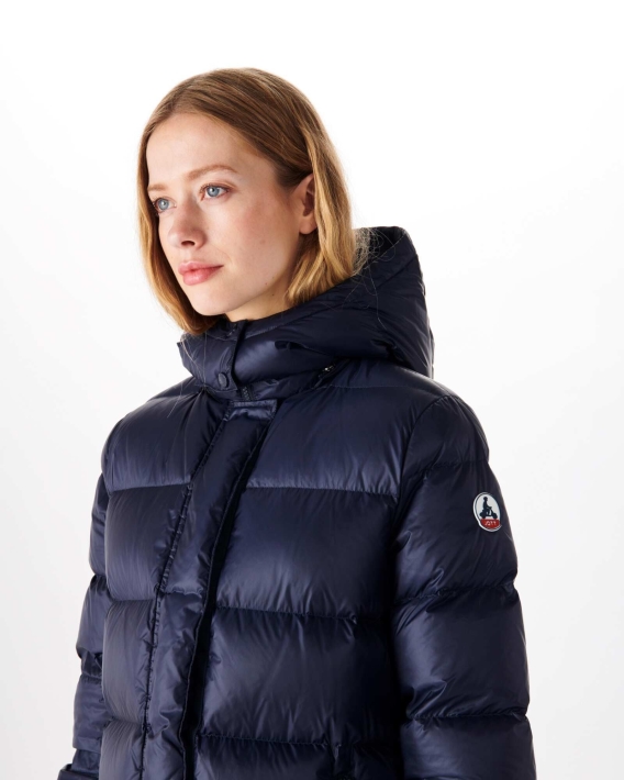 Doudoune Longue Capuche Grand Froid Marine Karachi Jott