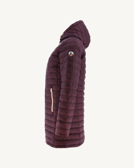 Doudoune Légère Réversible Rose Pâle/aubergine Moscou Jott
