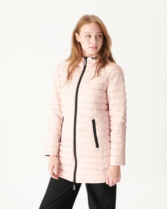 Doudoune Légère Réversible Noir/rose Pale Moscou Jott