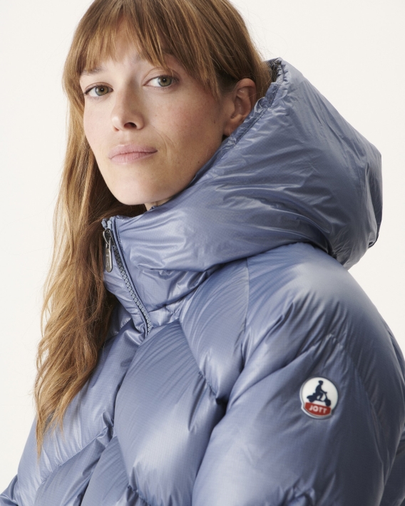 Jott Bleu Doudoune Delave Grand Froid à Capuche Stellar