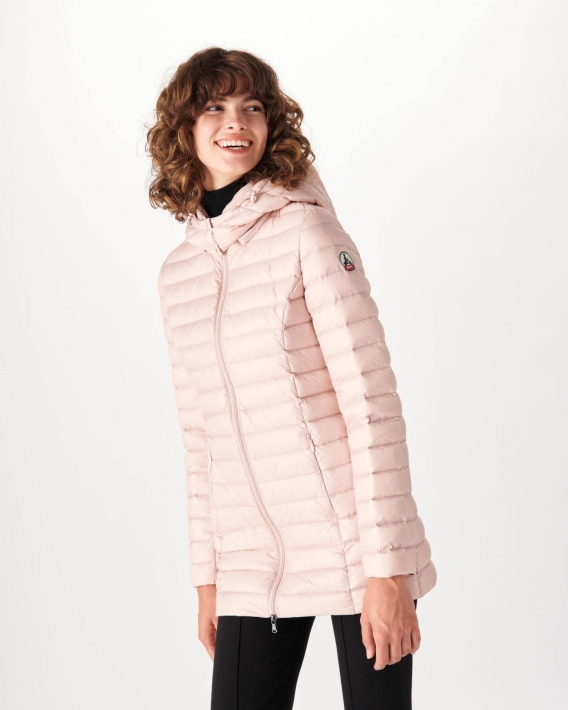 Doudoune à Capuche Jott Rose Pale Nour
