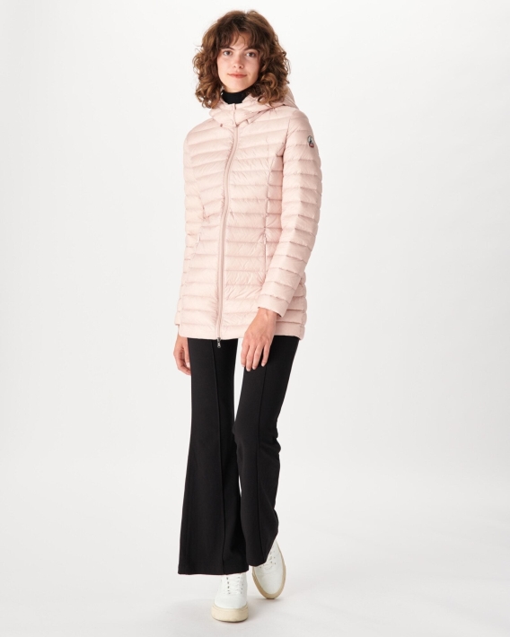 Doudoune à Capuche Jott Rose Pale Nour