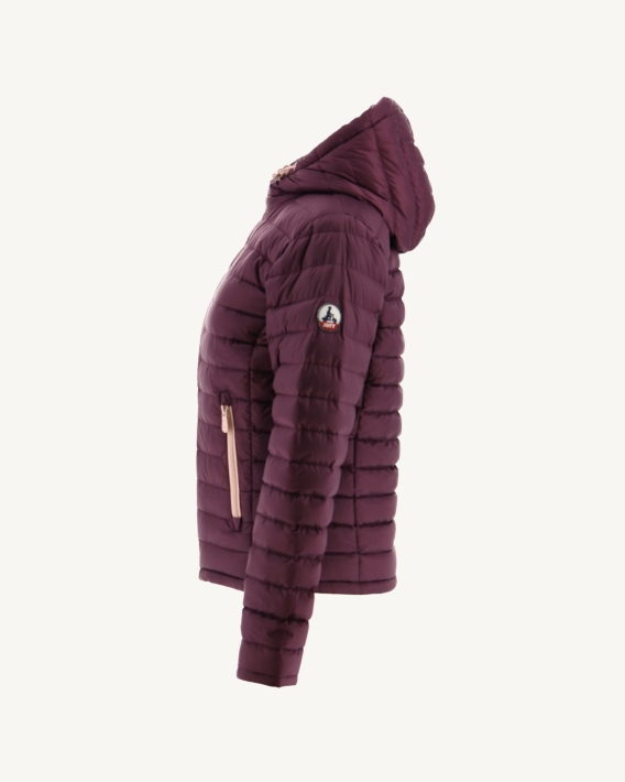 Doudoune Réversible Jott Rose Pale/aubergine Vienna