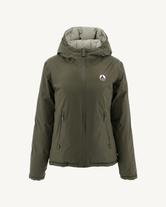 Doudoune Réversible Grand Froid Army/sauge Victoria Jott
