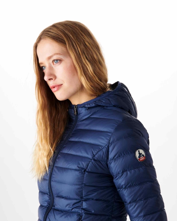 Doudoune Légère à Capuche Jott Bleu Abysse Cloe