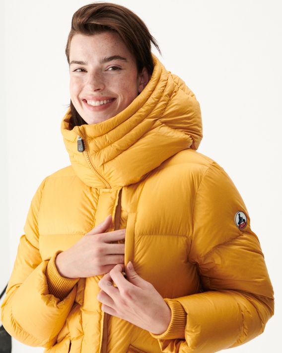 Doudoune à Capuche Jott Moutarde Extreme Cold Delhi