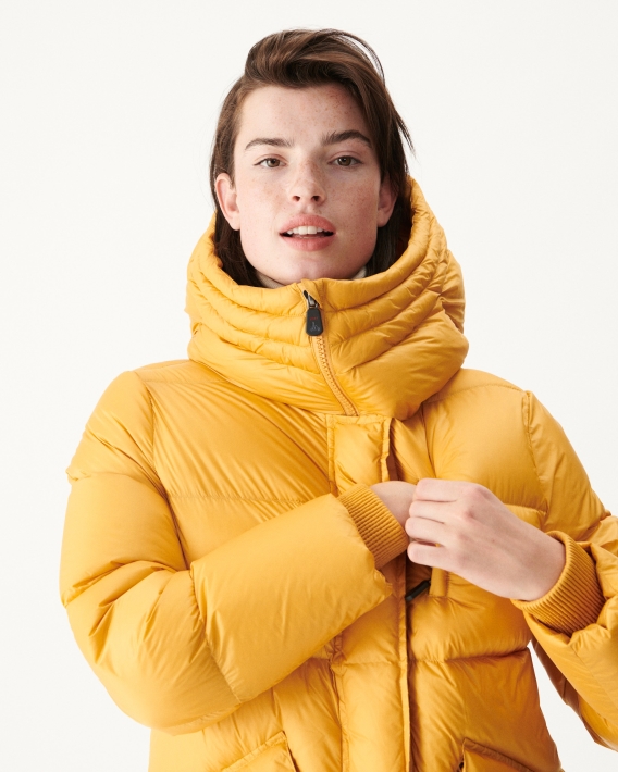 Doudoune à Capuche Jott Moutarde Extreme Cold Delhi