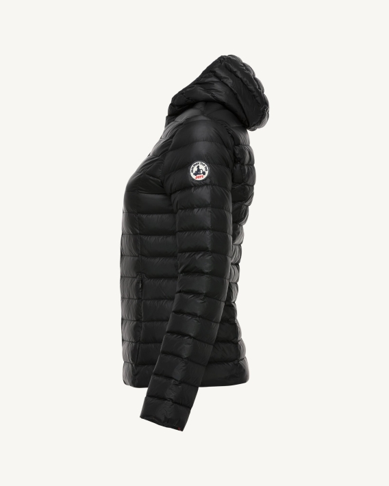 Doudoune Légère à Capuche Noir Cloe Jott