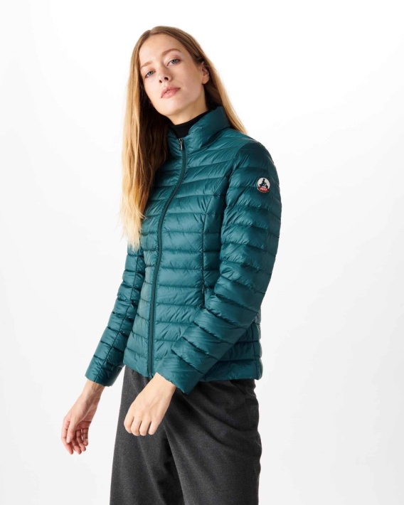Doudoune Légère Vert Fonce Cha Jott
