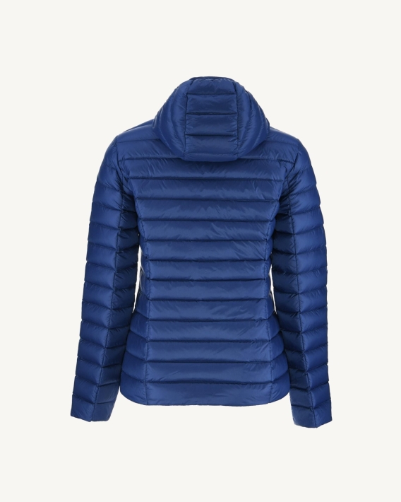 Jott Doudoune Légère à Capuche Denim Foncé Cloe