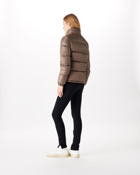 Doudoune Matelassée Jott Grand Froid Taupe Cardiff