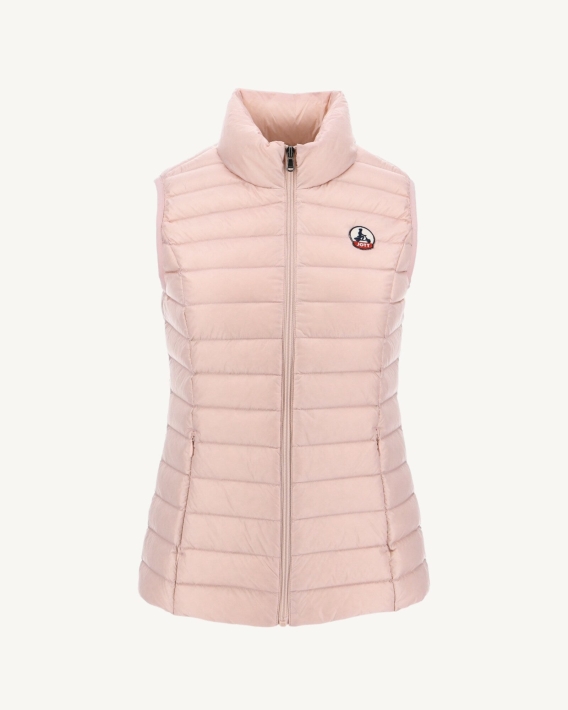 Doudoune Légère Sans Manche Jott Rose Pale Seda