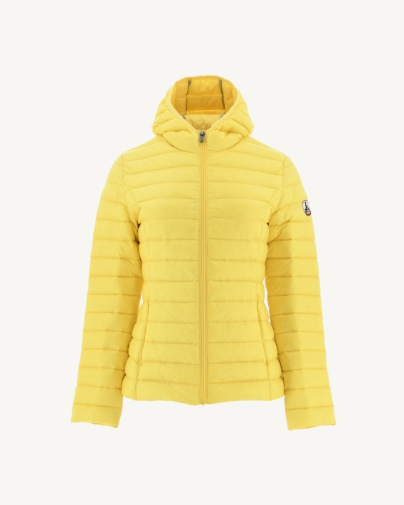 Jott Doudoune Légère à Capuche Soft Jaune Cloe