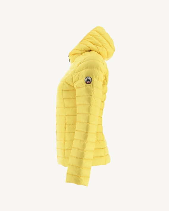 Jott Doudoune Légère à Capuche Soft Jaune Cloe