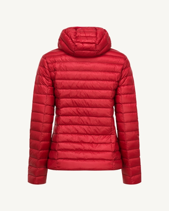 Doudoune Légère à Capuche Rouge Cloe Jott