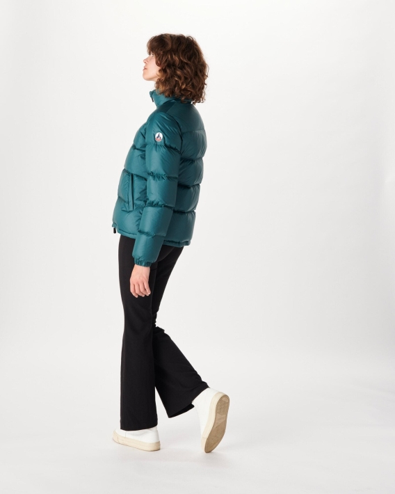 Doudoune Matelassée Jott Grand Froid Vert Fonce Cardiff