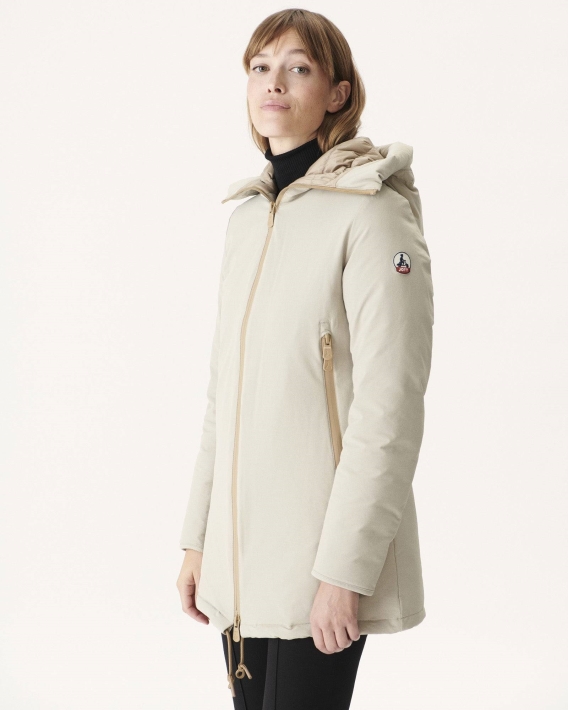 Doudoune Capuche Jott Beige Sibérie
