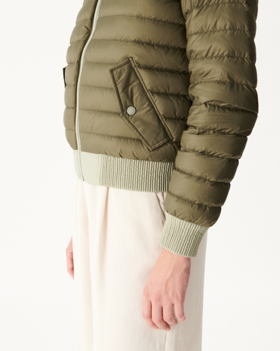 Doudoune Reversible Sauge/army Hanoi Jott