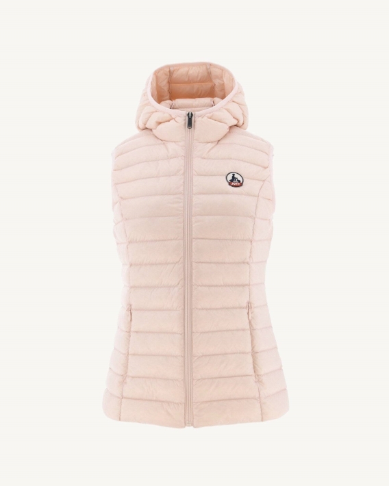Doudoune Légère Sans Manche Jott Mali Rose Tendre