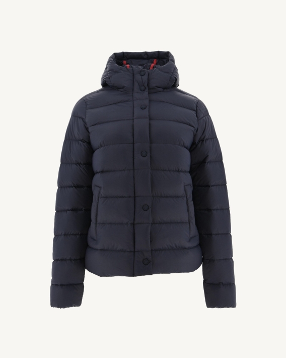 Doudoune Droite à Capuche Jott Navy Jane