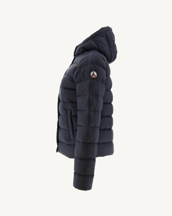 Doudoune Droite à Capuche Jott Navy Jane