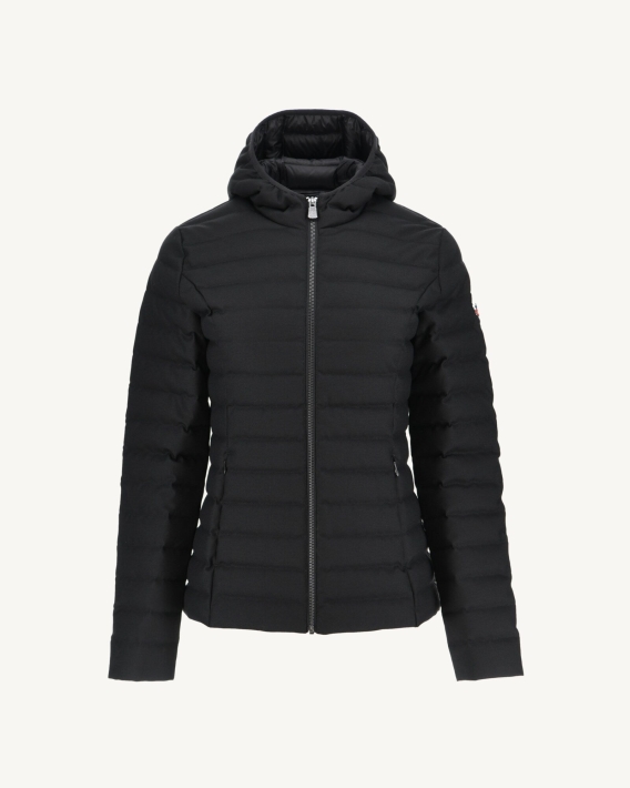 Doudoune Chaude Noire à Capuche Cloe Jott