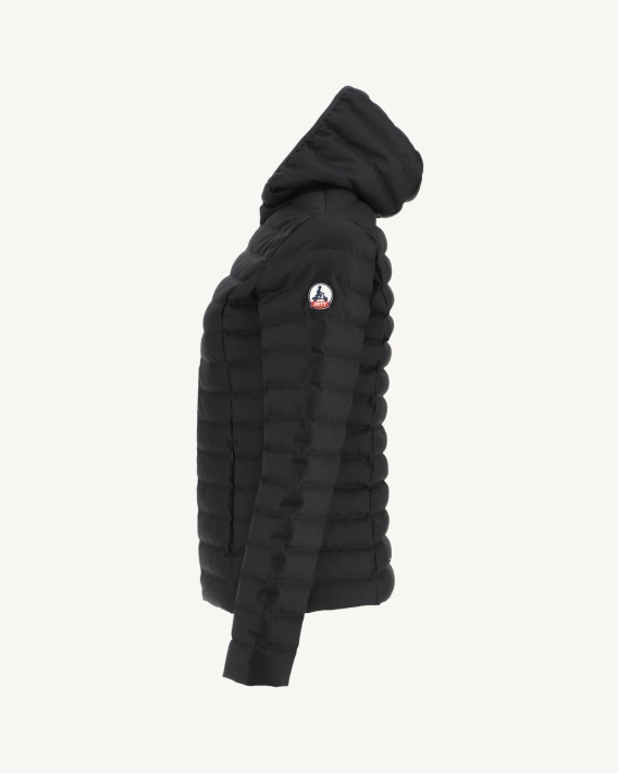 Doudoune Chaude Noire à Capuche Cloe Jott