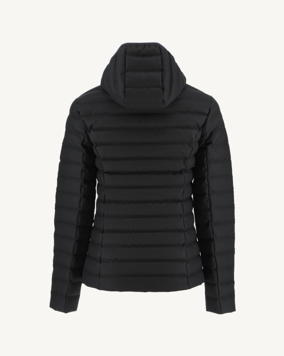 Doudoune Chaude Noire à Capuche Cloe Jott