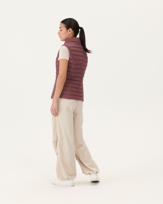 Doudoune Sans Manches Stretch Bordeaux Grenada Jott Fashion